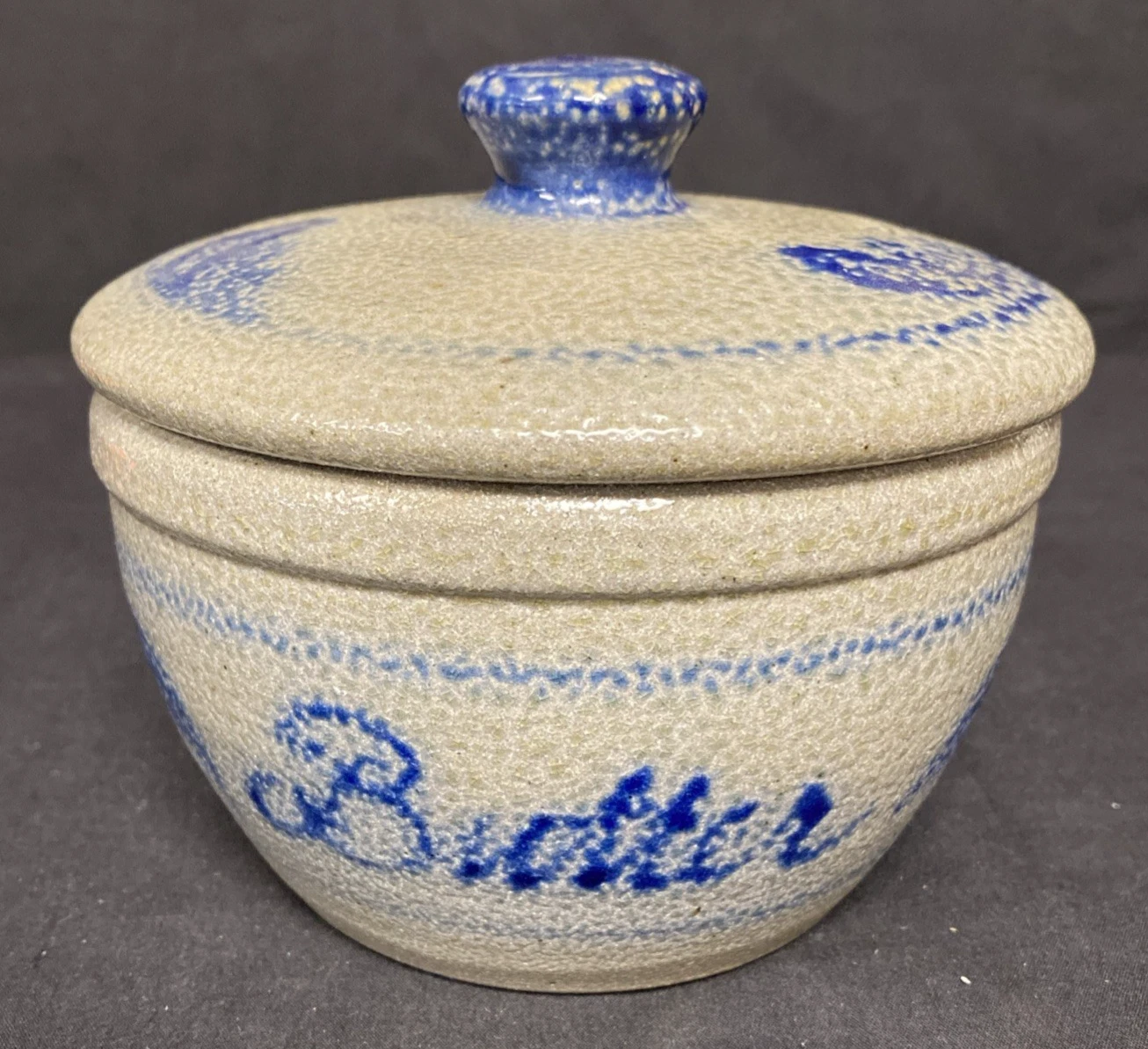 1997 Rowe Pottery Works Butter Dish w/ Lid