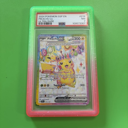 Pikachu ex graded PSA 7 for sale on eBay