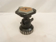 Vintage Bogen Manfrotto Italy 3055 Ball Head Tripod Mount + Quick Release Plate