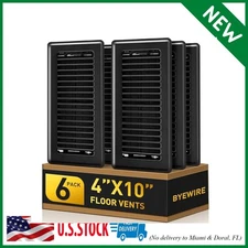 Floor Register 4x10, Floor Vent Covers for Home Floor, Sidewall, Heavy Duty Stee