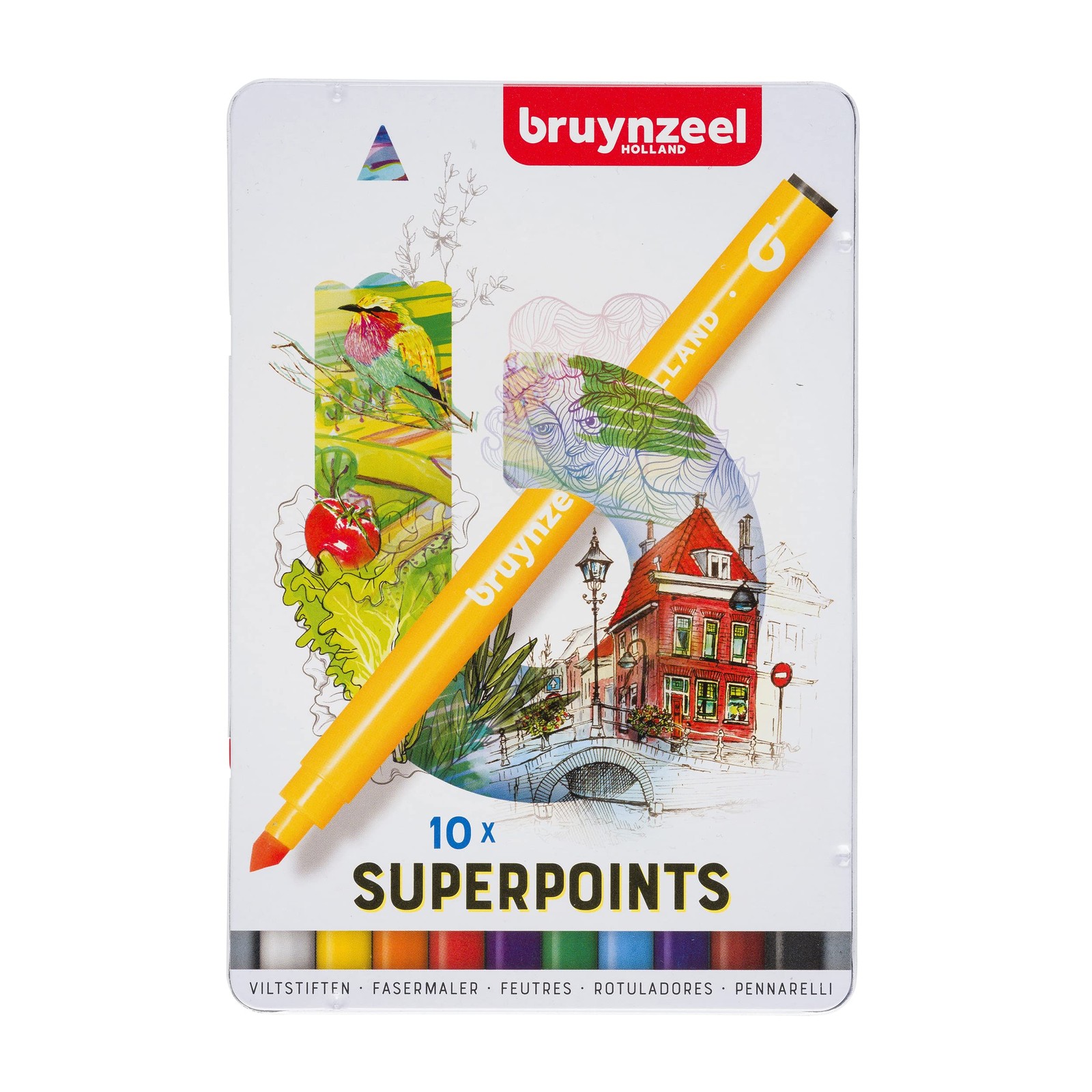 Safta Bruynzeel 60324010 Superpoint etui met 10 stuks 4590₽