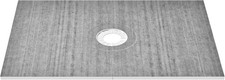 Shower Curb Kit, 48"X72" Shower Pan Kit with 6.3" Central Drain, Lightweight EPS