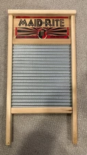 Maid-Rite Standard Family Size Wash Board by Columbus Washboard Co