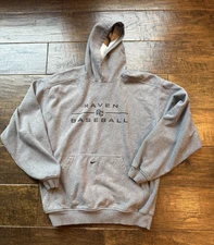 Nike Benedictine College Raven Baseball Sweatshirt Grey Large
