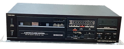 Toshiba PC-G33   2Motore IC Logic Control Kassettendeck Tapedeck Vintage