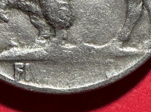 ERROR 1937 US Buffalo Nickel! Die Obstruction Struck-Thru Mint Error! Neat!