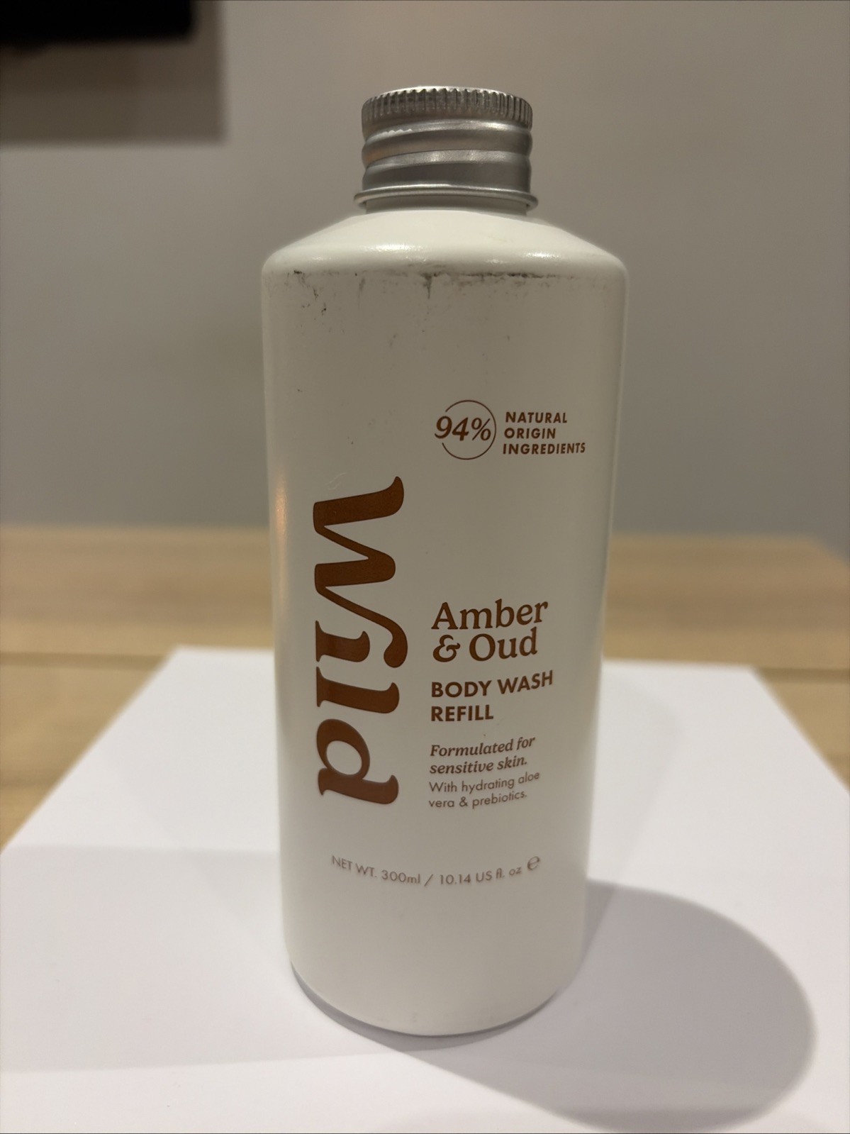 Wild Body Wash Refill Amber & Oud 300ml - Marked Container