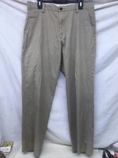Dockers Khaki Pants Mens  Beige Classic Fit Cotton Flex 34W 32L