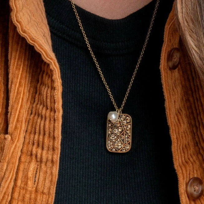 Impresionante collar de topacio antiguo cristal geología Swarovski piedra de toque💎 Foto 2 de 2