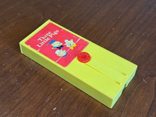Three Little Pigs - Fisher Price Movie Viewer Cartridge Disney 481 *Works! - Imagen 2 de 4