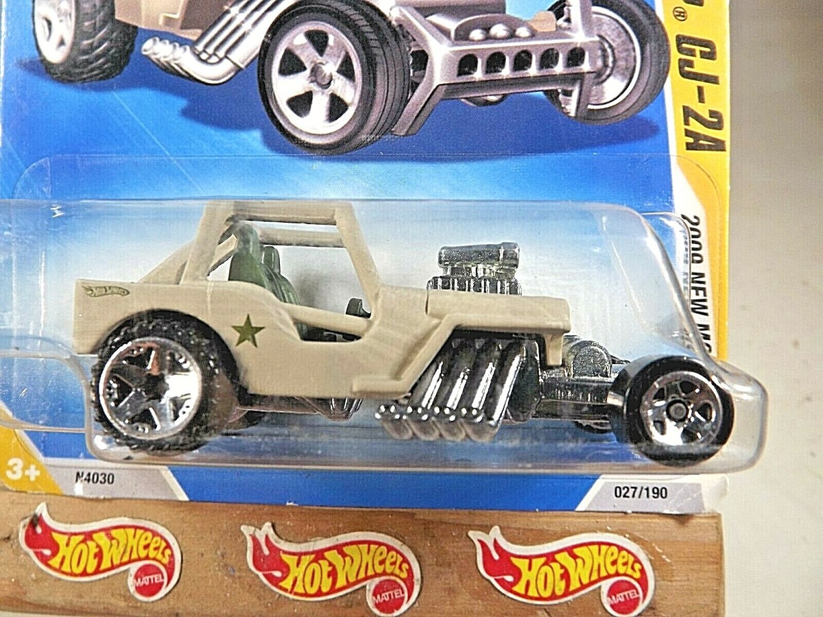 2009 Hot Wheels #27 New Models 27/42 CUSTOM '42 JEEP CJ-2A