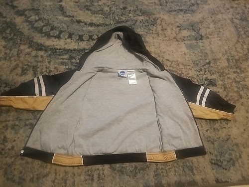 Colorado Buffaloes Sweatshirt Hoodie Boys Zip Black Beige Size Small 4/5 - Picture 9 of 13