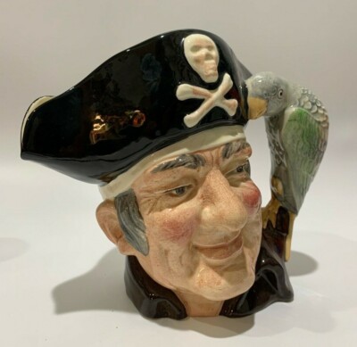 Royal Doulton Long John Silver Character Jug Toby Mug D6335 1951