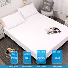 Fitted Sheet Ultra Soft Deep Pocket Fitted Sheet Only for 12"-18" Deep Mattress