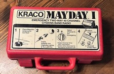 Kraco Mayday 1 Emergency Two-Way 40 Channel CB Radio with Case