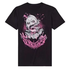 Terrifier 2 Art The Clown Pink Drips T-shirt P659260