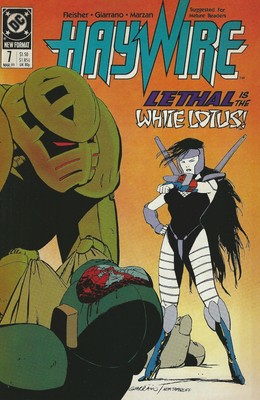 DC Comics Hay Wire Lethal is the White Lotus! No.7 March 1989 