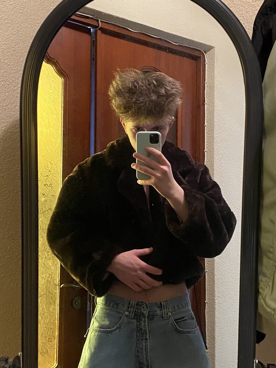 1990's Vintage Emporio Armani Archive Cropped Fur Jacket | eBay 1990's Vintage Emporio Armani Archive Cropped Fur Jacket | eBay