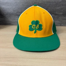 Rucker Celtic Shamrocks Hat Cap Fitted 7 3/8 Harlem Court Stall & Dean