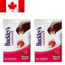 2x Buckley's Lozenges for Cough  Congestion Relief Bite-Me Cherry Flavor FAST