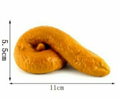 Gummi Kot Knstliche Kacke Witz Scherzartikel Streich Artikel 11x5,5cm |  eBay