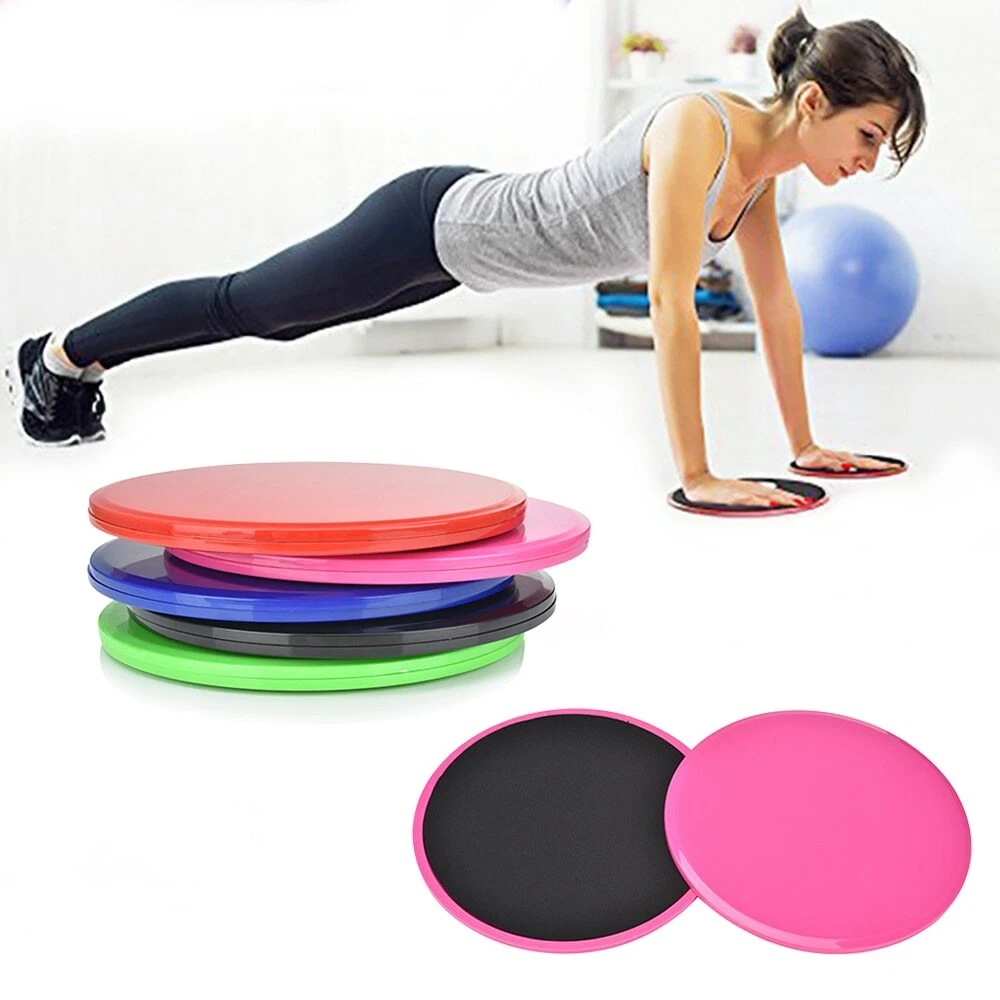 EXCELLENT 2Pcs Ejercicio Discos Deslizantes Para Yoga Entrenamiento  Abdominales