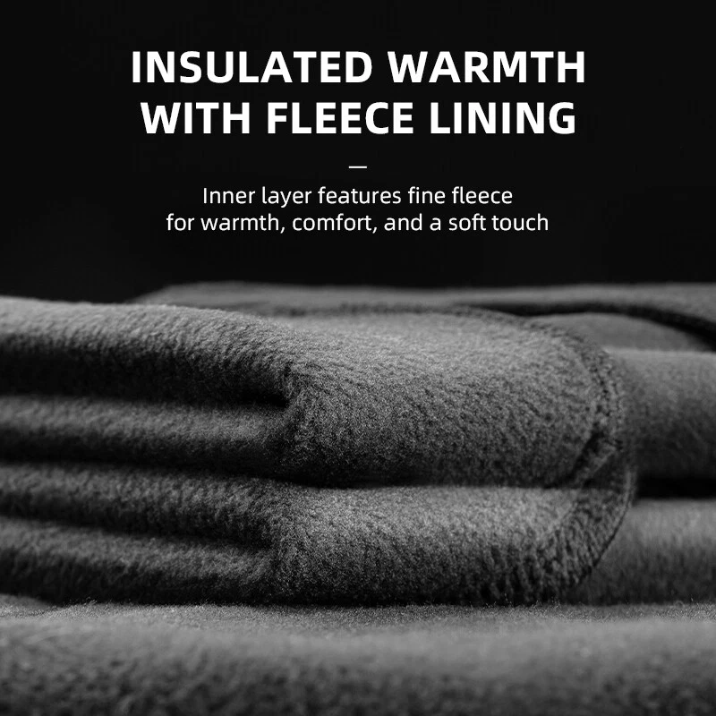 ROCKBROS Men's Cycling Long Sleeves Jacket Thermal Windproof Fleece Lining - Image 3 of 4