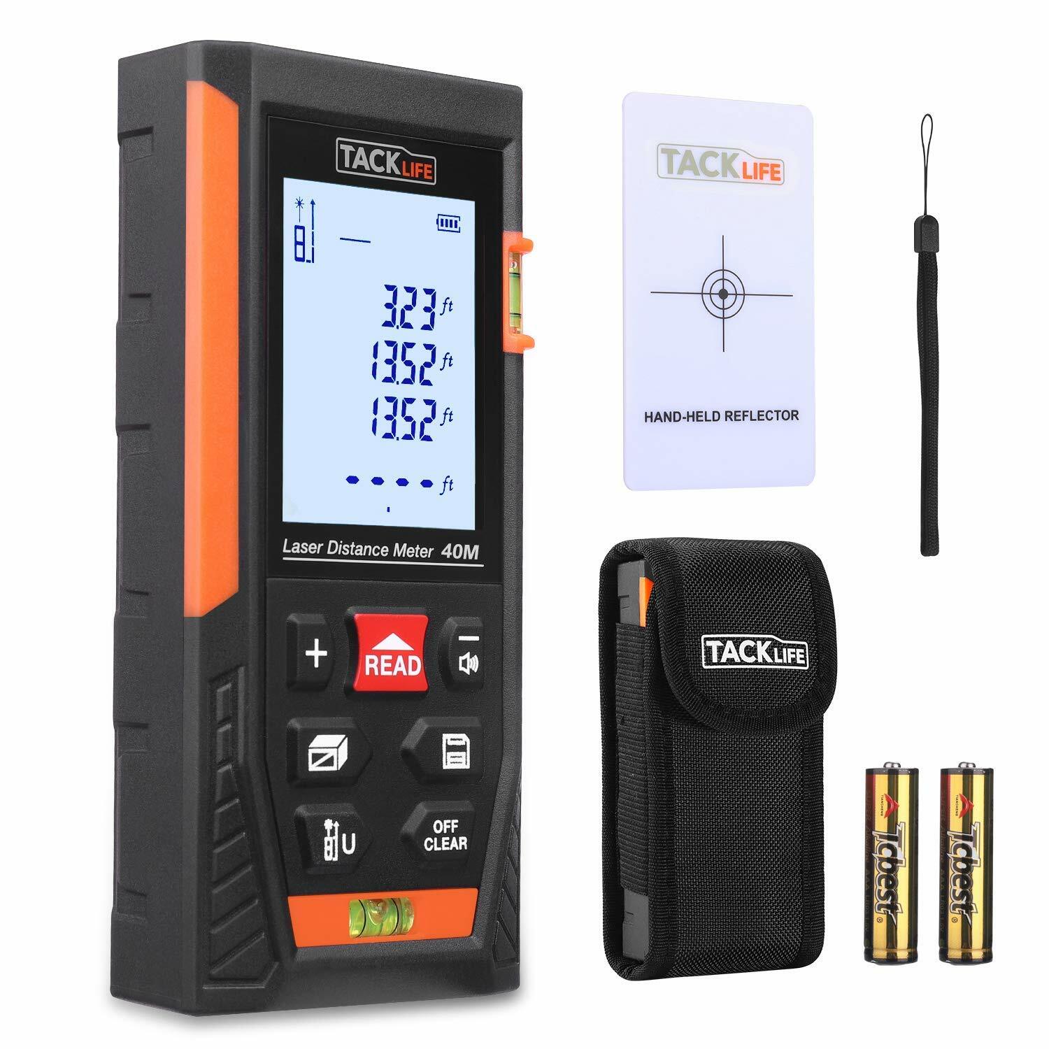 Télémètre laser 40m pour en finir avec les erreurs de mesure de distance et volume