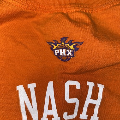 Phoenix Suns Steve Nash 13 Adidas T-Shirt Large Orange PHX NBA Basketball - Picture 12 of 12