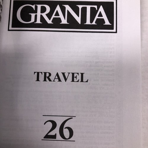 Granta 26 Travel Chatwin, Bryson, Ghosh - Imagen 3 de 4