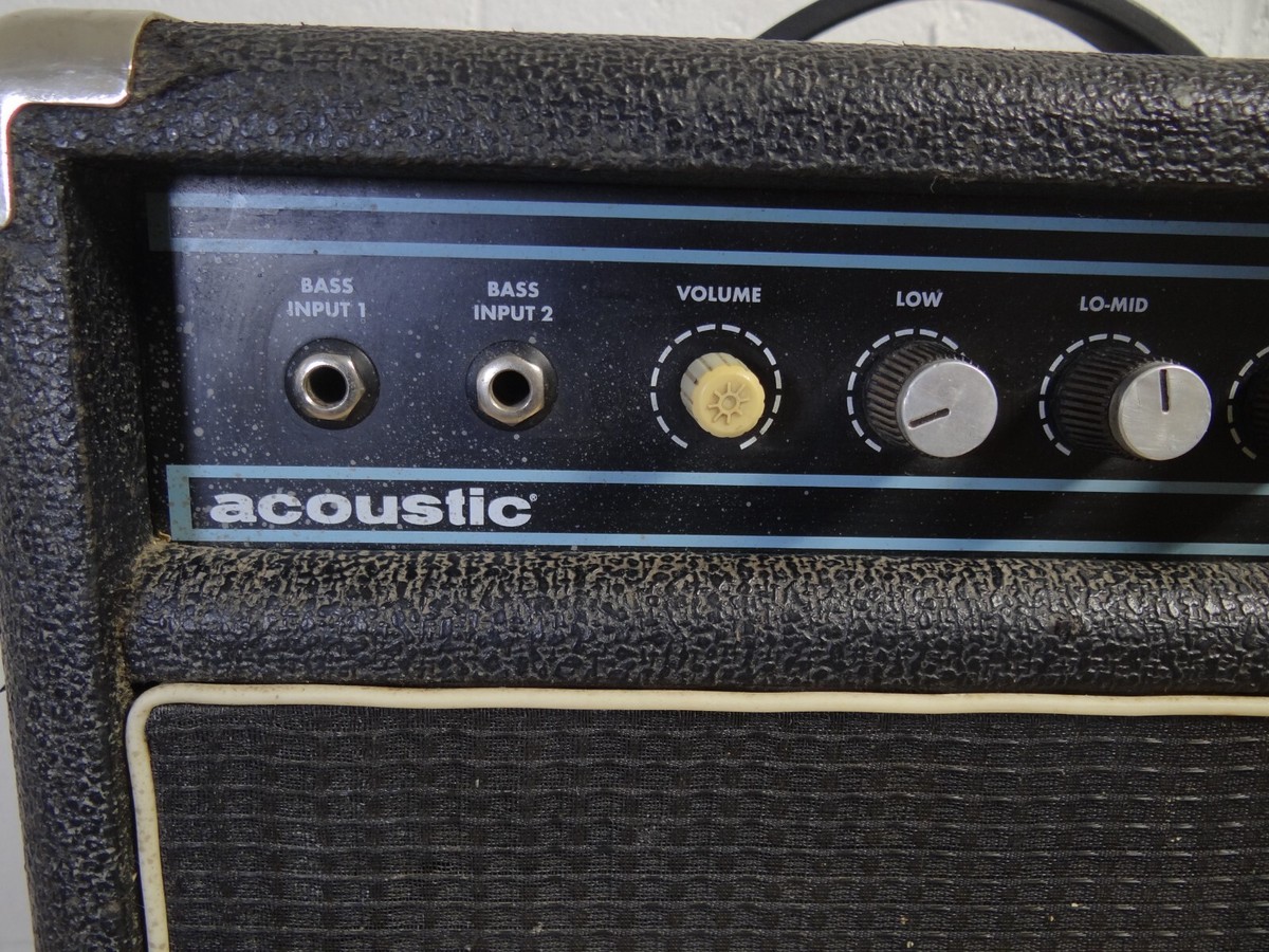 Acoustic B20 Bass Amplifier 120V 30W 60Hz | eBay