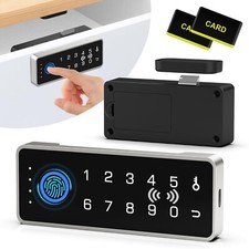 Eseesmart Smart Cabinet Lock, Magnetic Digital Electronic RFID Keyless Blueto...