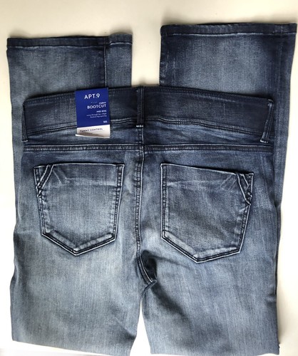 Mid Rise Curvy Bootcut Jeans Size 