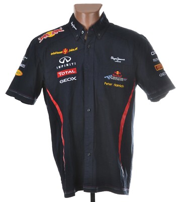 FORMULA RED BULL RACING BUTTON SHIRT PEPE JEANS S