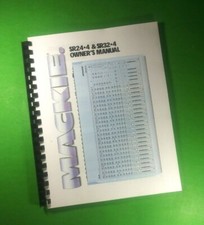 Owners Manual for Mackie SR24-4 & SR32-4 Mixe...