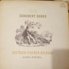 Dietrich Fischer-Dieskau/Karl Engel Schubert Songs-Vol. 2 1960 Angel Mono 35656
