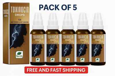 New Life Anti-Addiction Toxinosin Drops 5x30ml | Herbal Support Free shipping