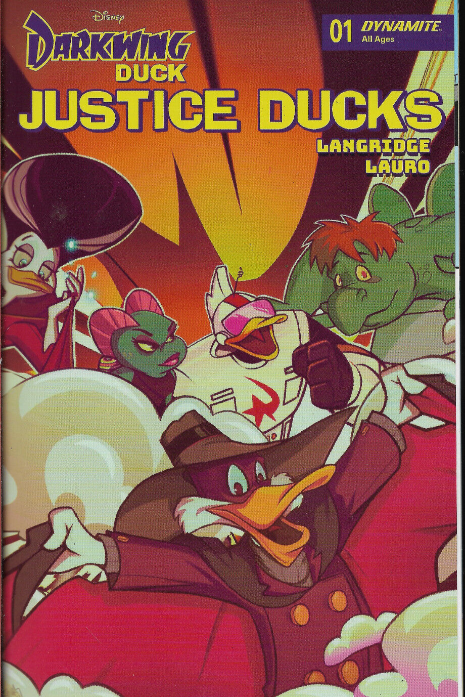 JUSTICE DUCKS (2024) #1 B (DARKWING DUCK) - New Bagged (S)