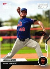 2020 TOPPS NOW SUMMER CAMP JACOB DEGROM BASEBALL CARD #0D-505