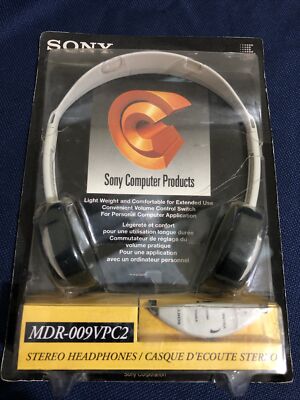 Vintage Sony MDR-009VPC2 Stereo Headphones Sony Computer Products