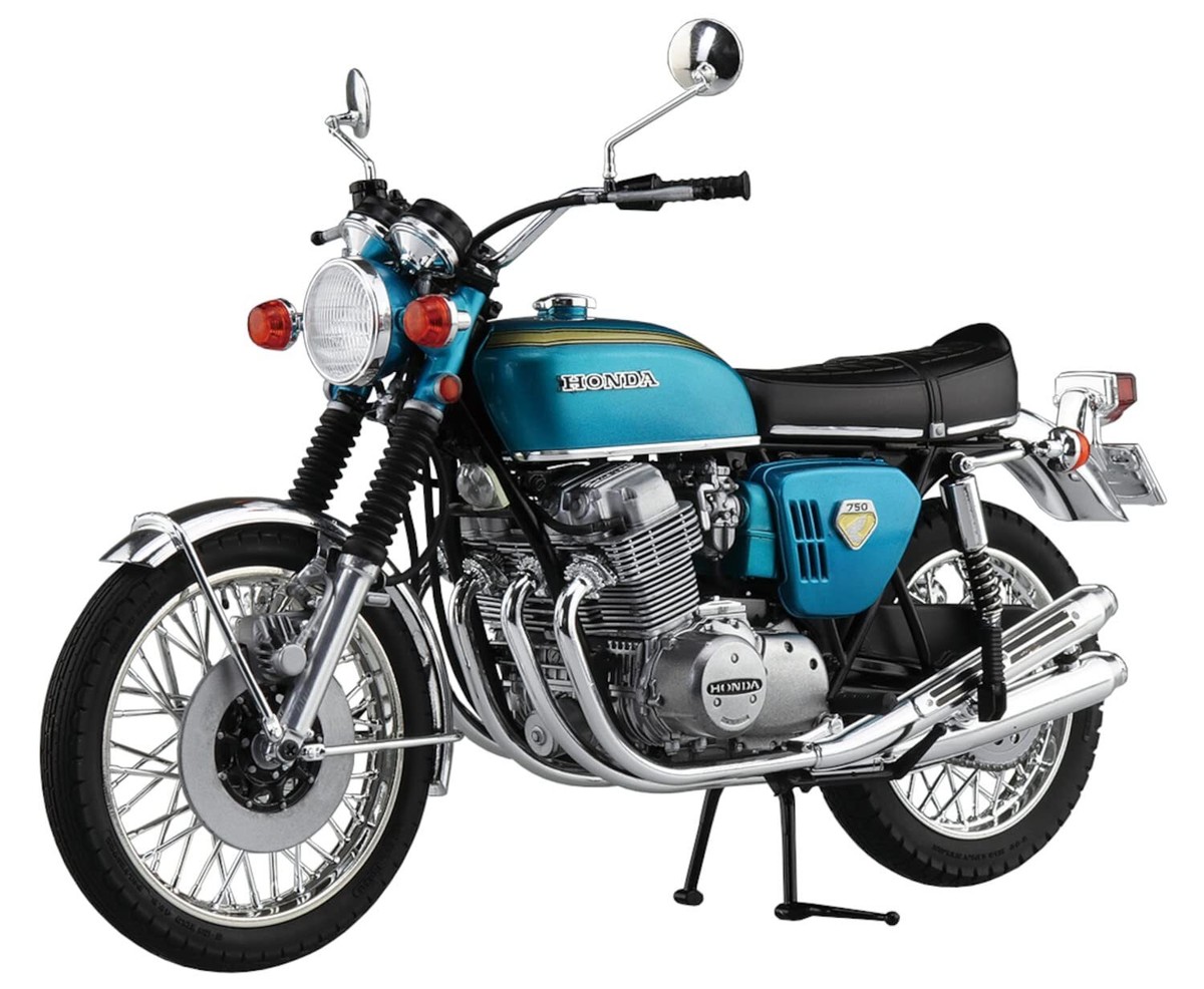 CB750K　CUSTOM BIKE COLLECTION 1/24 スケール 1/24 Scale Tiny Honda CB750 Four 1969 Motorcycle Model Toy