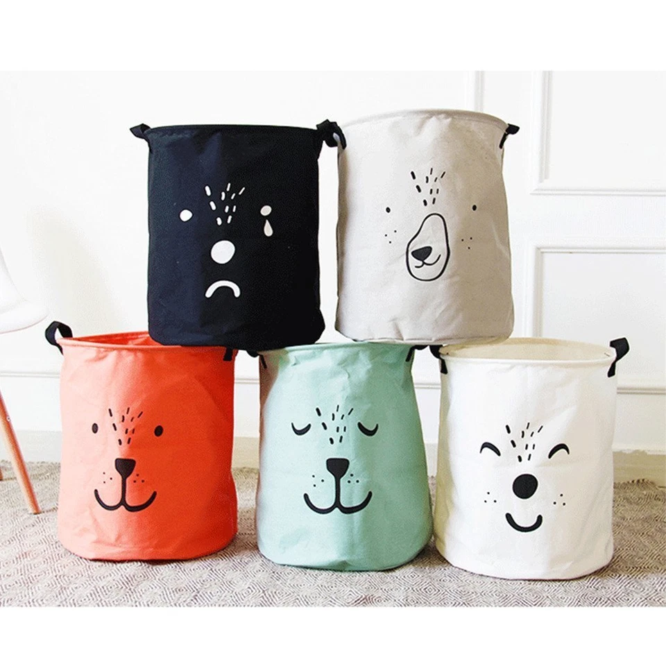 Kinderzimmer Wäschekorb Box Aufbewahrung Korb Ordnung Bad Spielzeug Kiste Kind - Bild 3 von 4