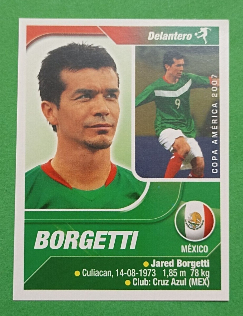 2007 Navarrete Copa America #146 JARED BORGETTI Mexico Soccer Team