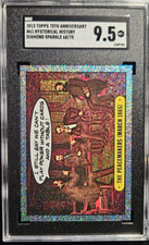 2013 Topps 75th Anniversary Peacemakers Diamond Sparkle /75 SGC 9.5 Abe Lincoln