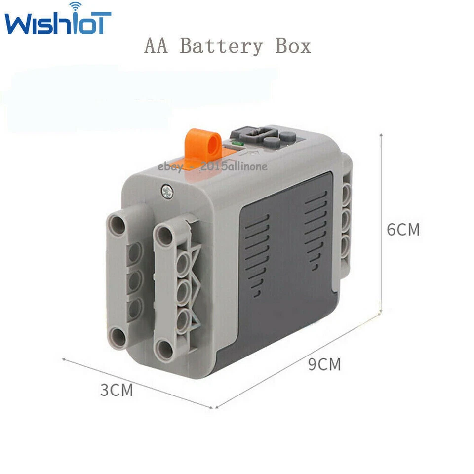 68PCS MOC Car Kit Technics Power Functions M Motor AA Battery Box with Wheels - Image 4 of 4