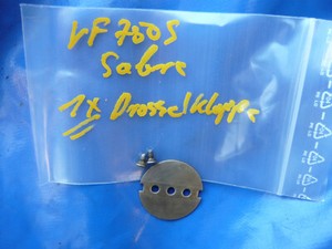 Honda VF 750 S Sabre 1x Drosselklappe Drossel Klappe Valve Vergaser  Carburetor