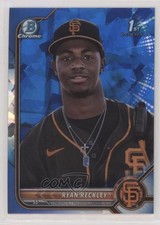 2022 Bowman Chrome Sapphire Edition Prospects Ryan Reckley #BCP-163 0c6