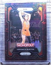 2024 Panini Prizm Monopoly WNBA #1 Veronica Burton Red Classic Icons Prizms