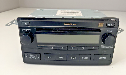 Toyota OEM Radio CD Player 86120-02400 CQ-JS7461X Corolla Matrix 2007-2008 - Picture 2 of 10
