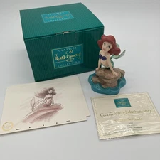 WDCC Disney Aeriel Little Mermaid Seaside Serenade figurine  w/ Litho & COA